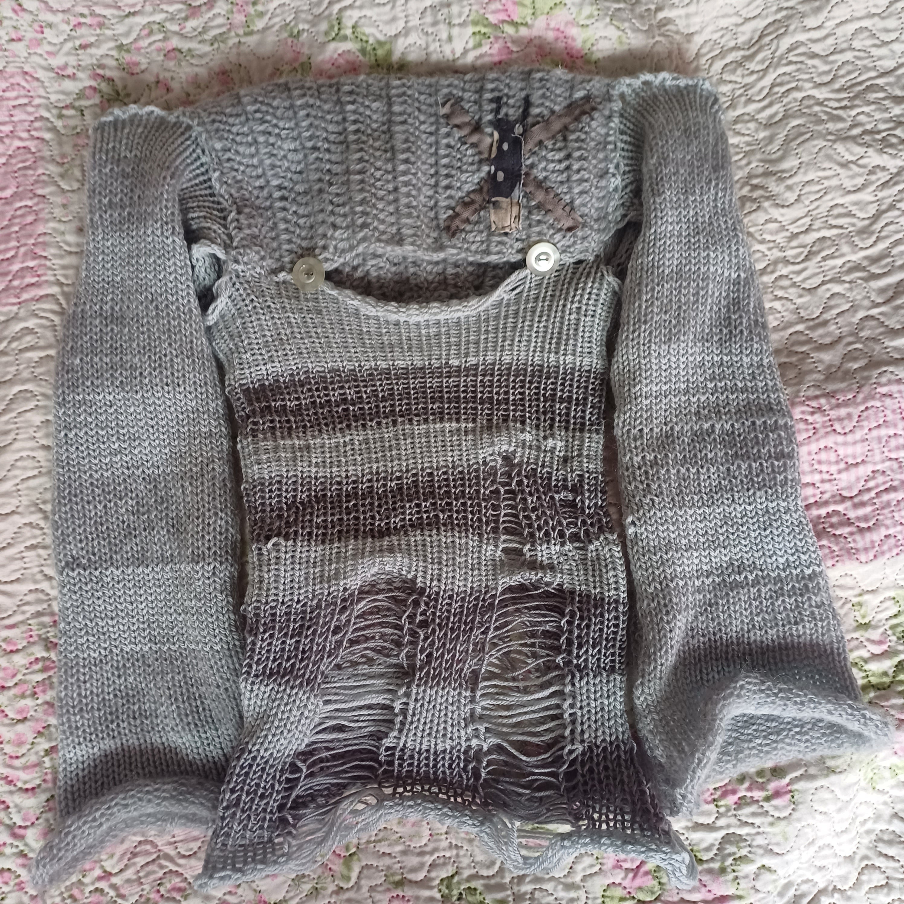 striped crosswing top